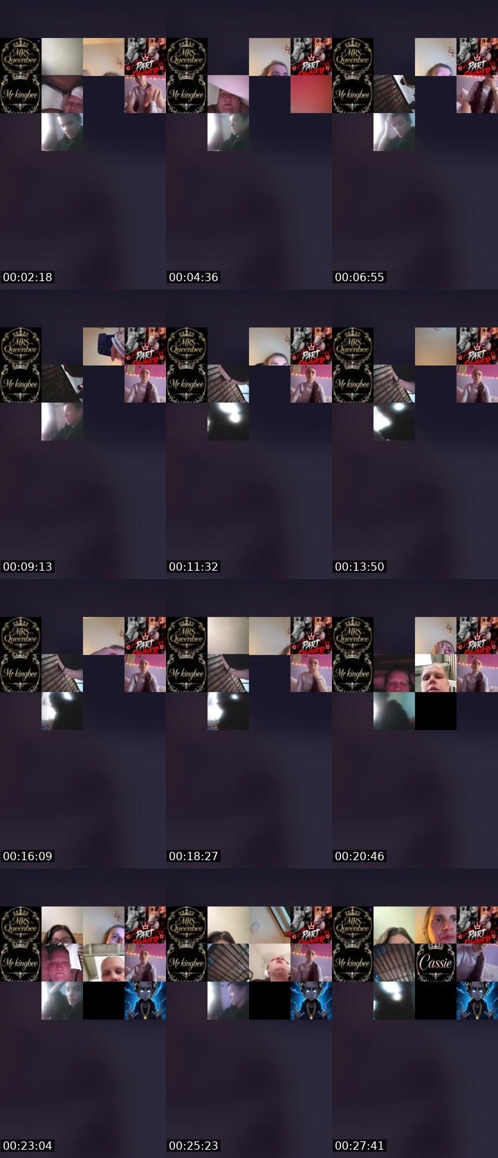 Contact-sheet preview of 💯NR💯Queenbee2.0's Liveme recording