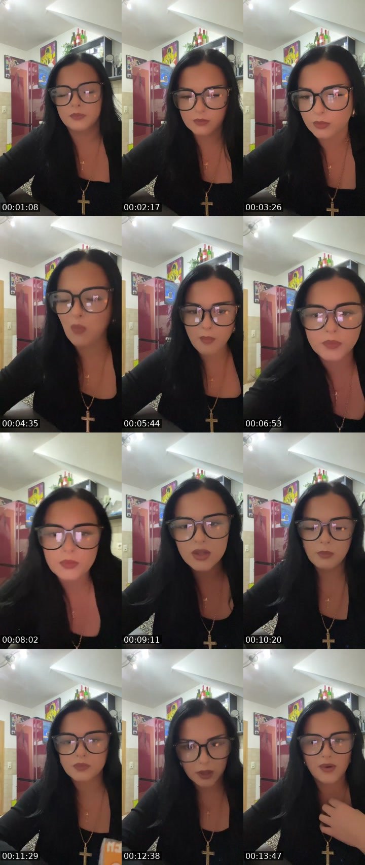 Contact-sheet preview of ღ TheHolyyMother ღ's Liveme recording