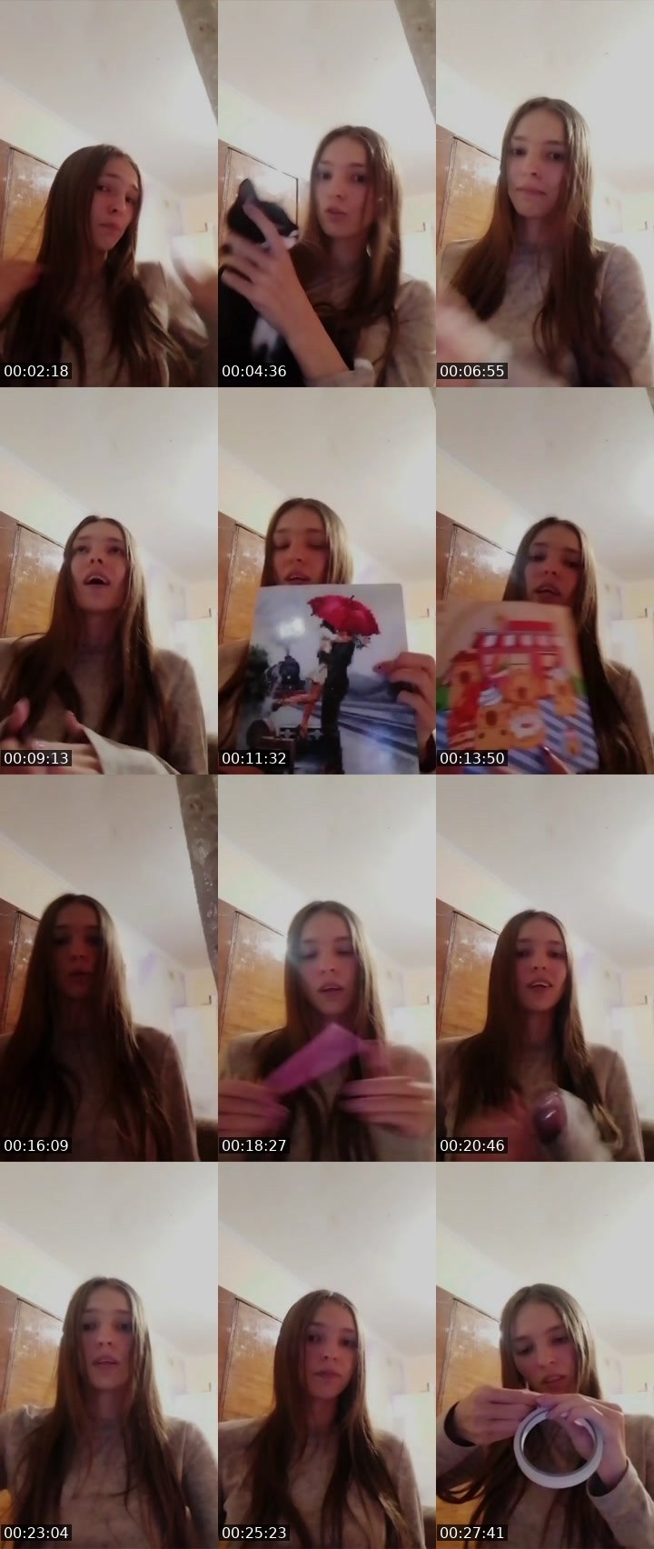 Contact-sheet preview of Elyrane_♡⁠'s Liveme recording