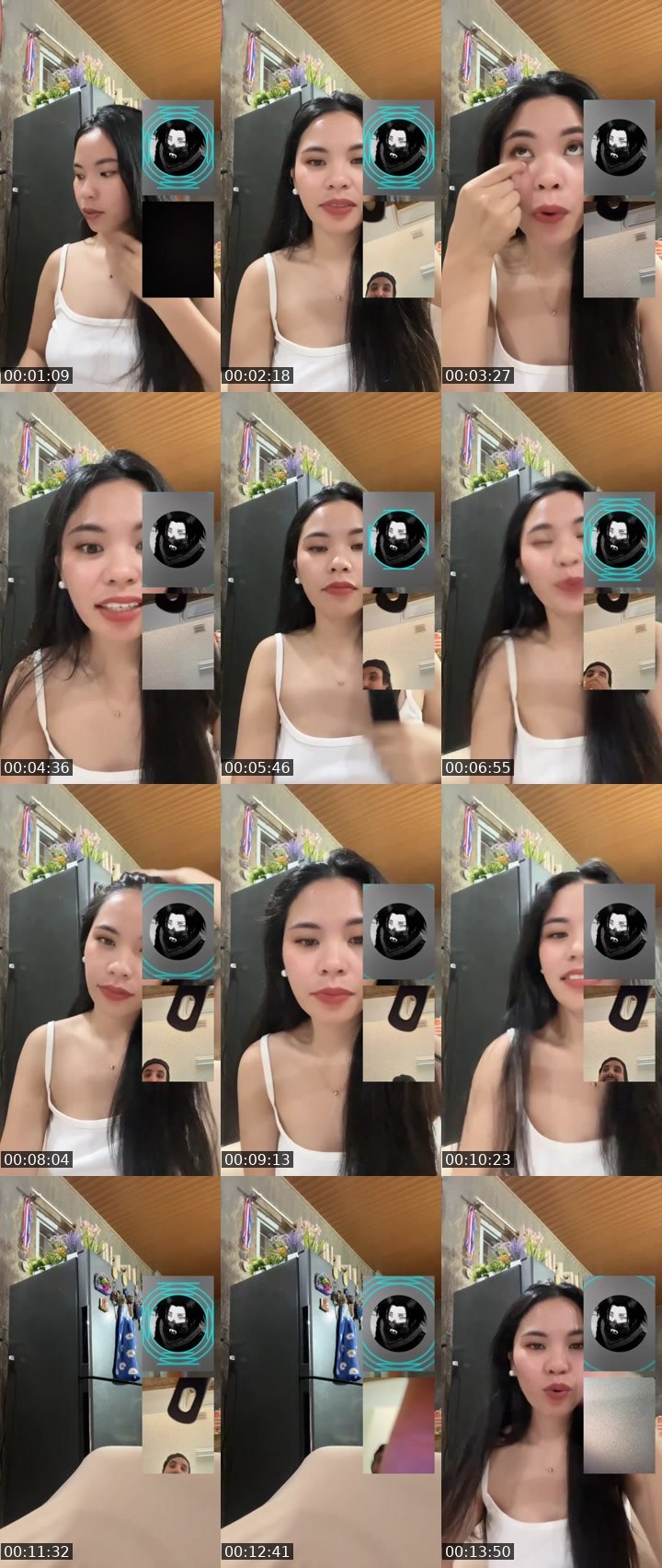 Contact-sheet preview of ᴵᴬ💎Michiikooo🫐's Liveme recording