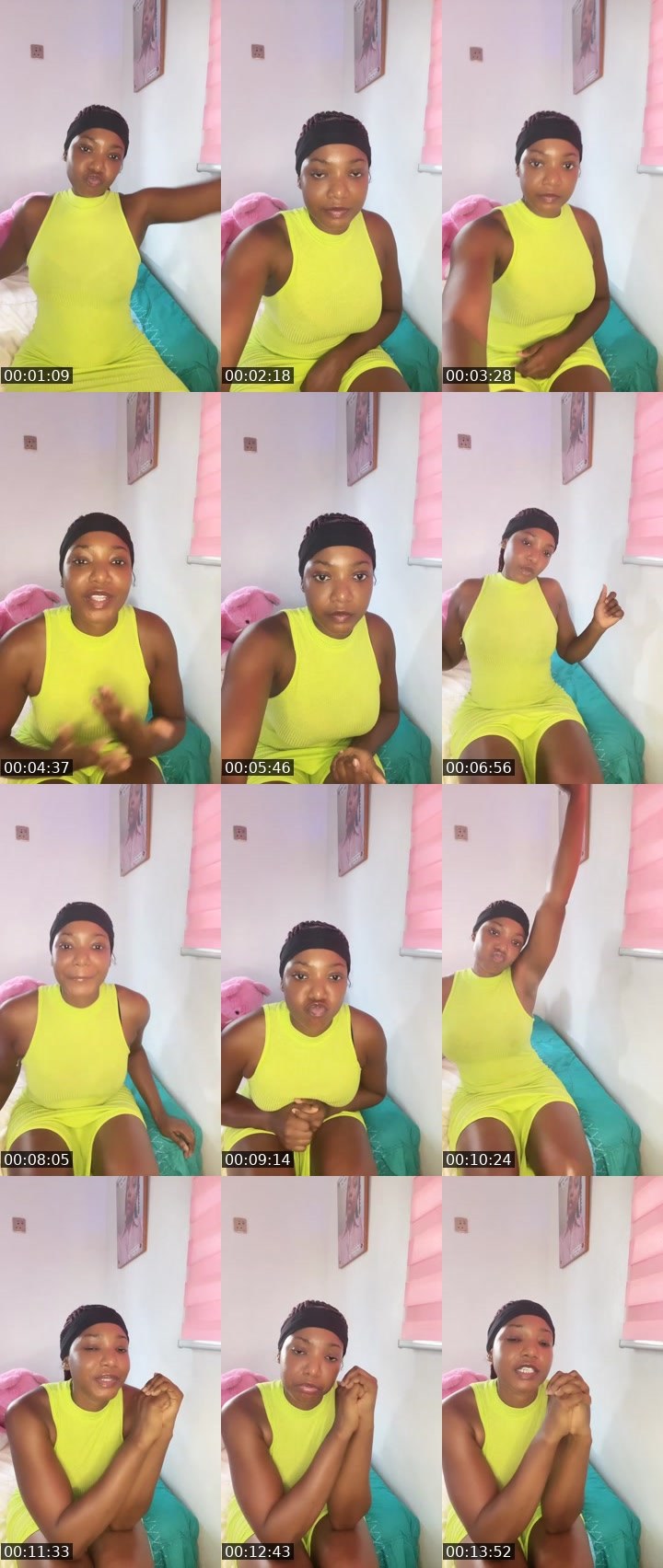 Contact-sheet preview of Chericoco💸's Liveme recording
