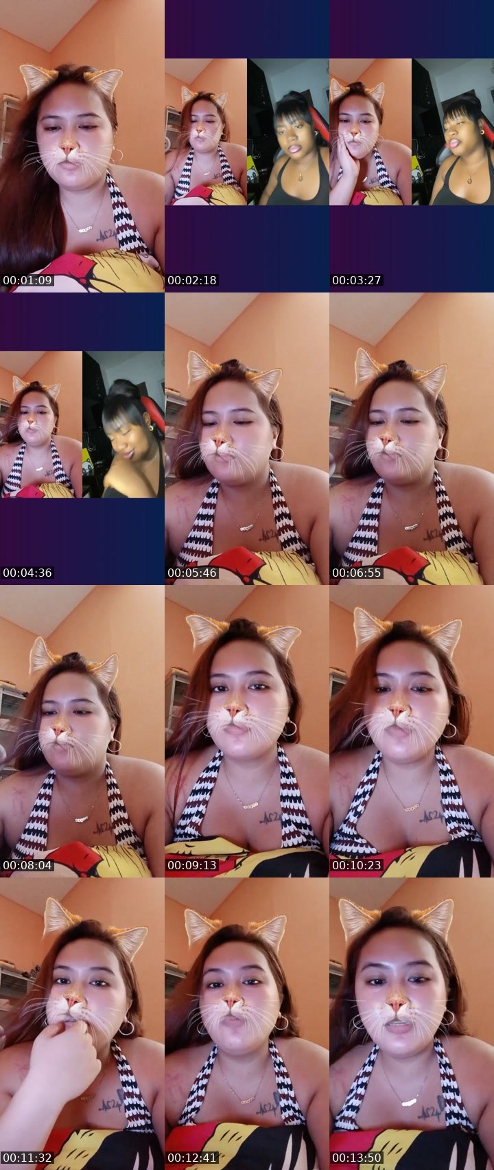 Contact-sheet preview of ✨️MëL🅾️N🍑's Liveme recording