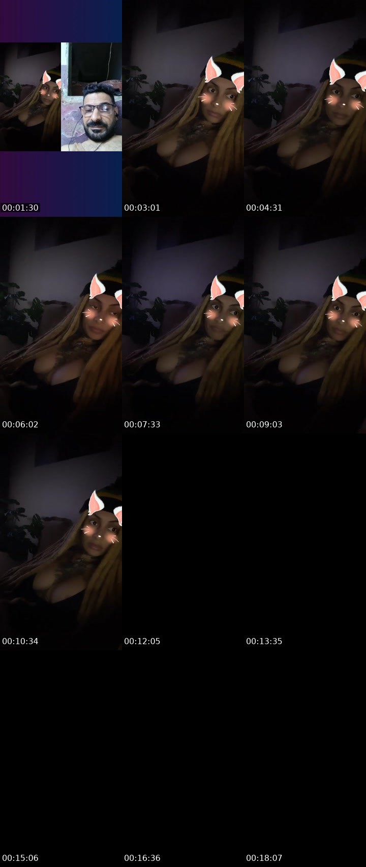 Contact-sheet preview of 🔥⃤Jhey's Liveme recording