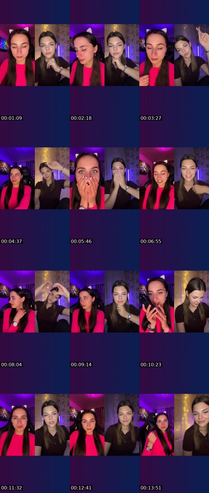 Contact-sheet preview of 𝑬𝓂𝓂𝒾𝒯𝓇𝒶𝒾𝓁🐾's Liveme recording