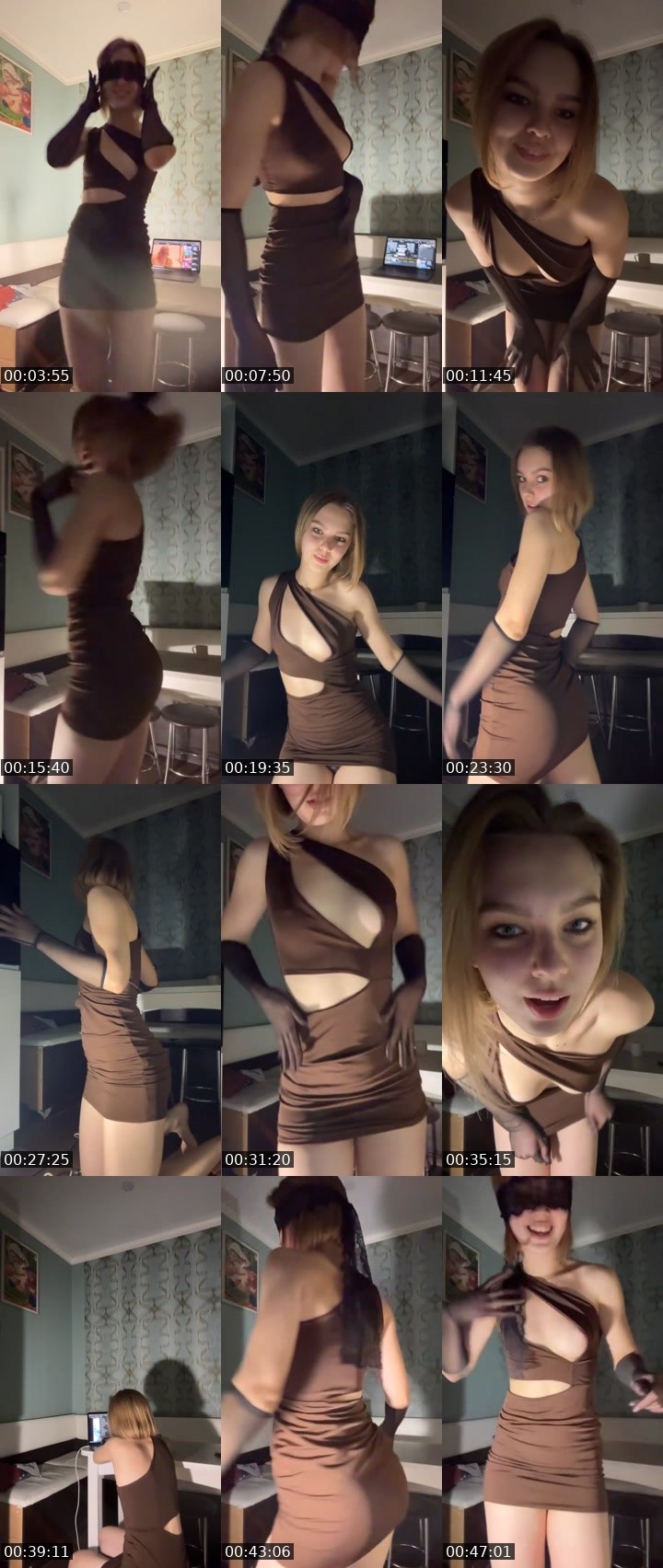 Contact-sheet preview of Ellizabeth's Liveme recording