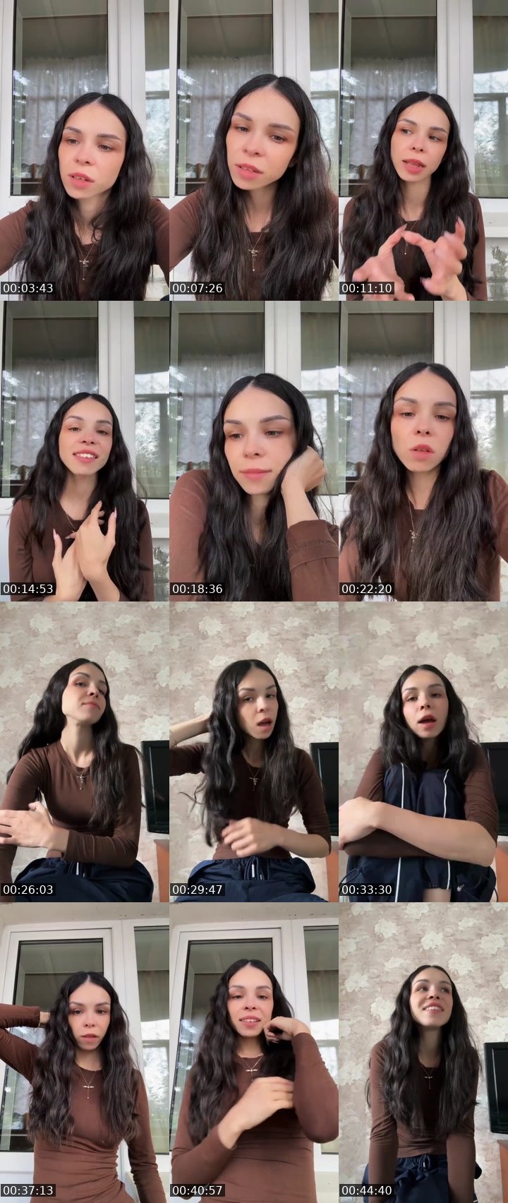 Contact-sheet preview of KIRA💘's Liveme recording