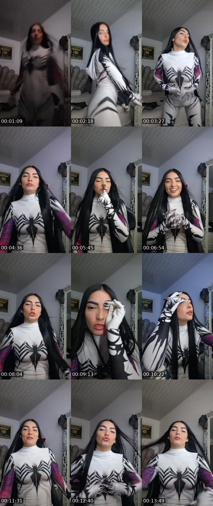 Contact-sheet preview of 🫦 flaka 🌈🔆's Liveme recording