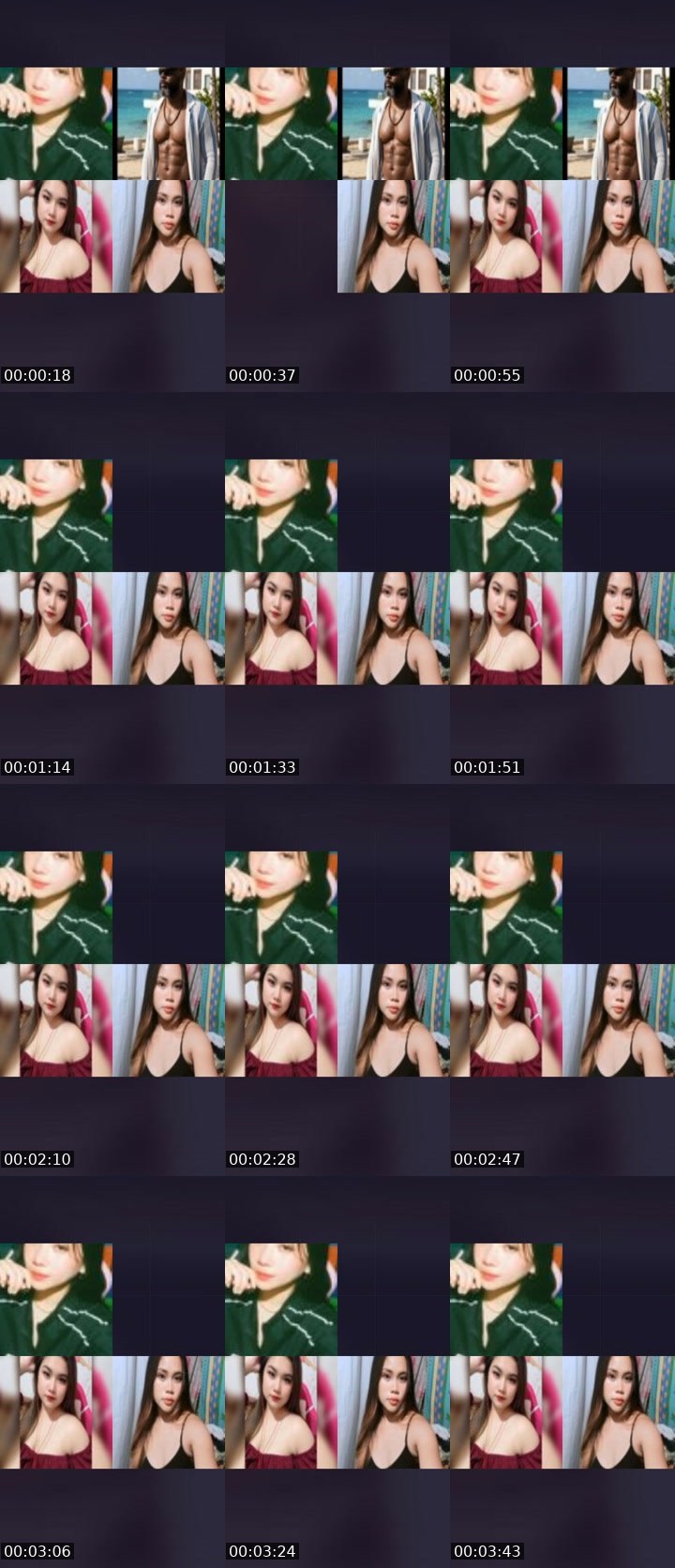 Contact-sheet preview of ㋡ᴹⱽᴾCrissy's Liveme recording