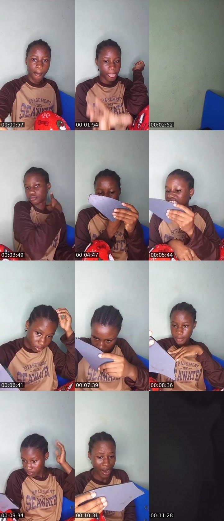 Contact-sheet preview of Marvellous Obisesan's Liveme recording