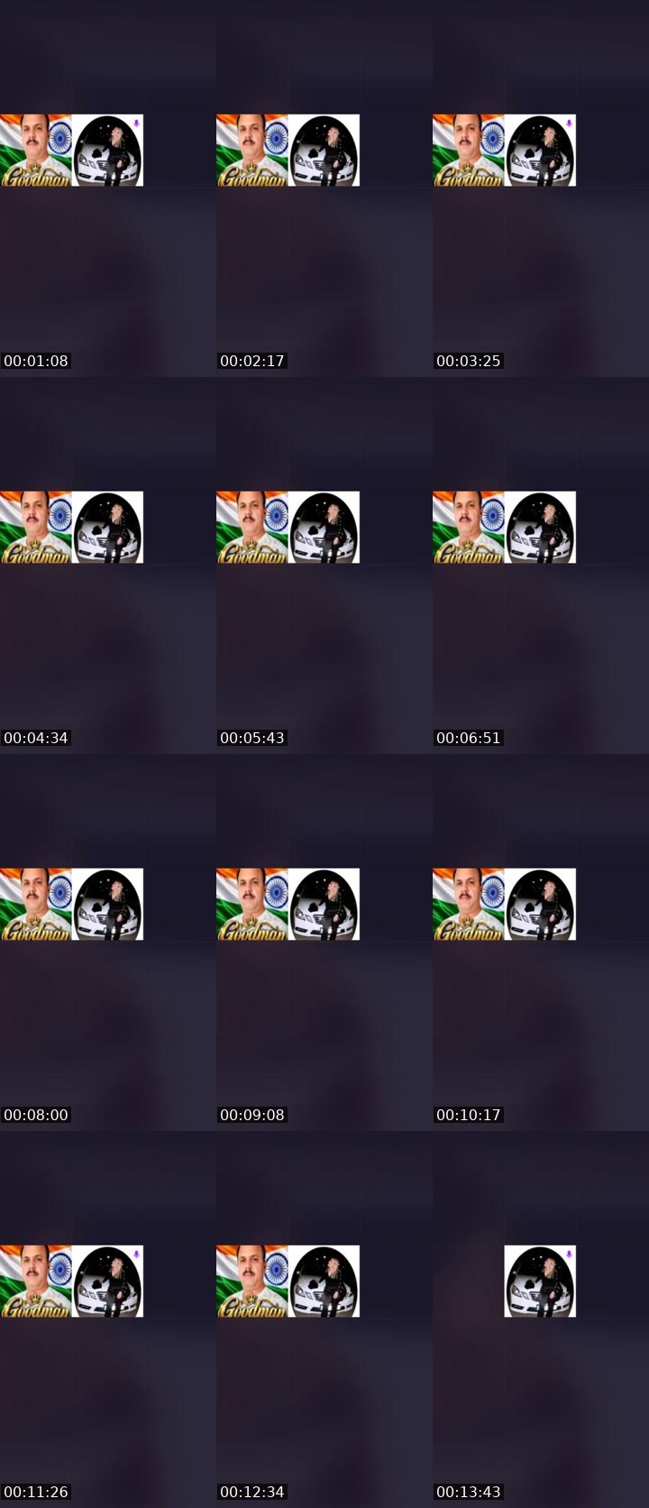 Contact-sheet preview of Tima 🇬🇸's Liveme recording