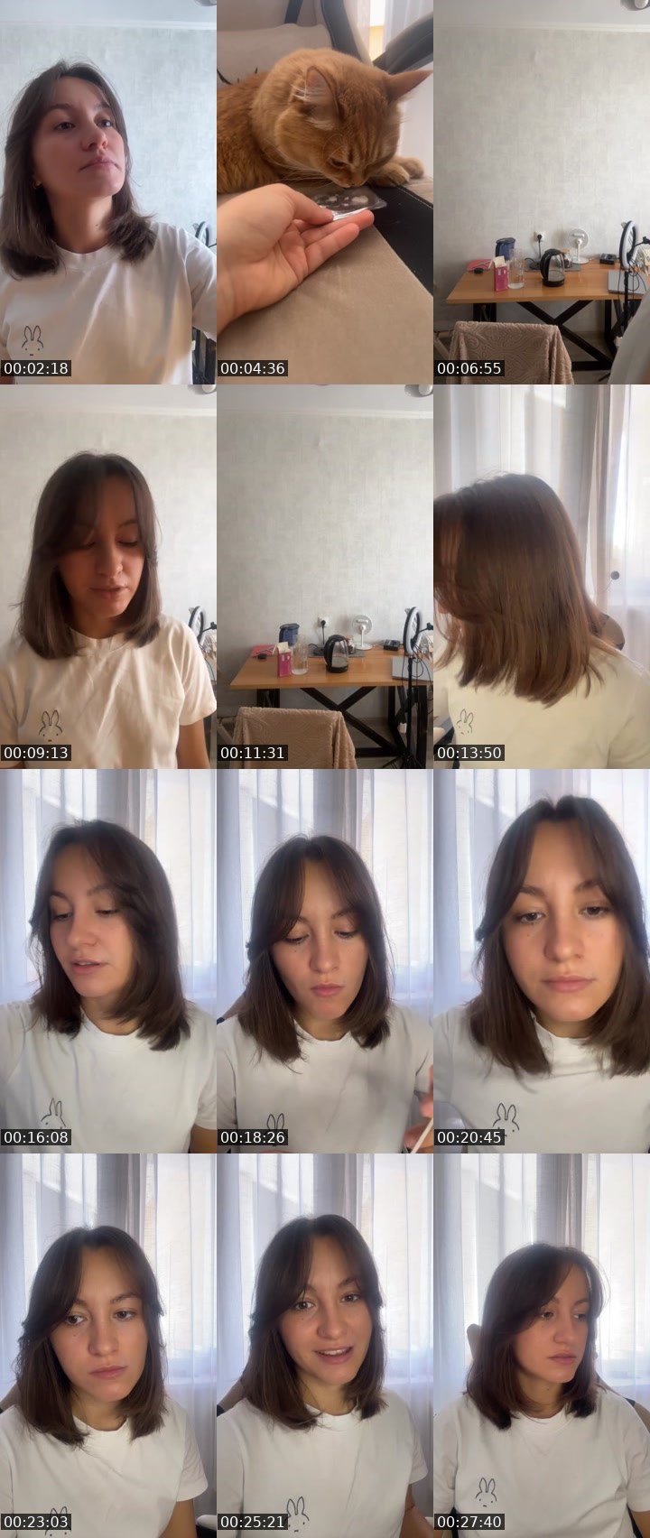 Contact-sheet preview of 𝐀𝐝𝐞𝐥𝐞 🤍's Liveme recording