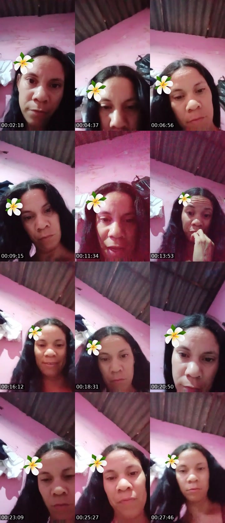 Contact-sheet preview of María ✨💫❤️'s Liveme recording