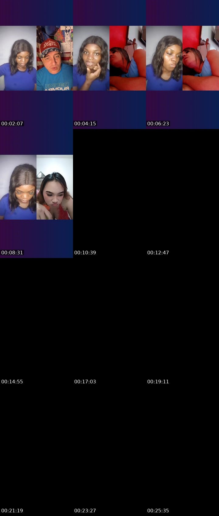Contact-sheet preview of 😈🕊H💜ney🎭's Liveme recording