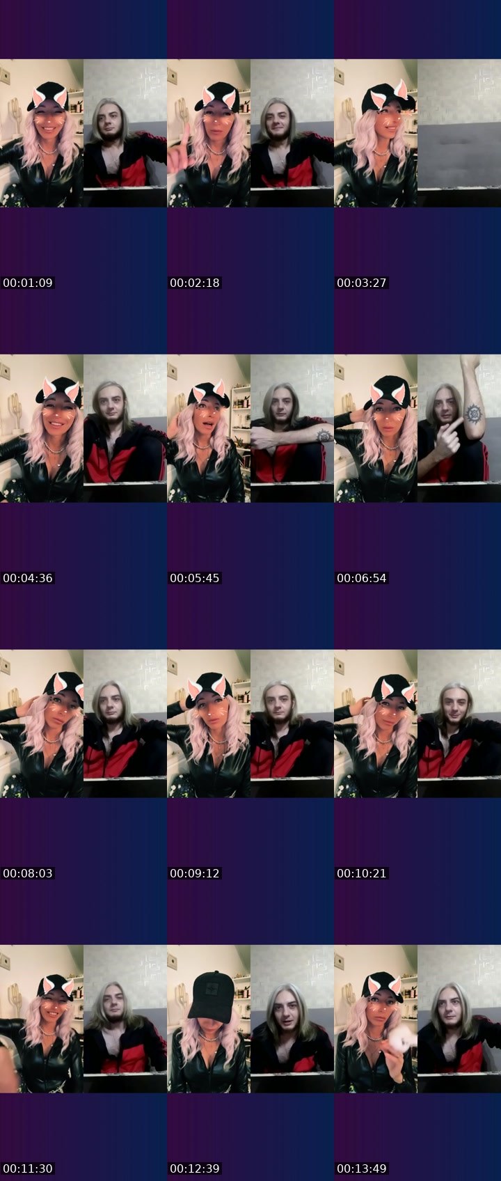 Contact-sheet preview of 😉Kate 🤍℄'s Liveme recording