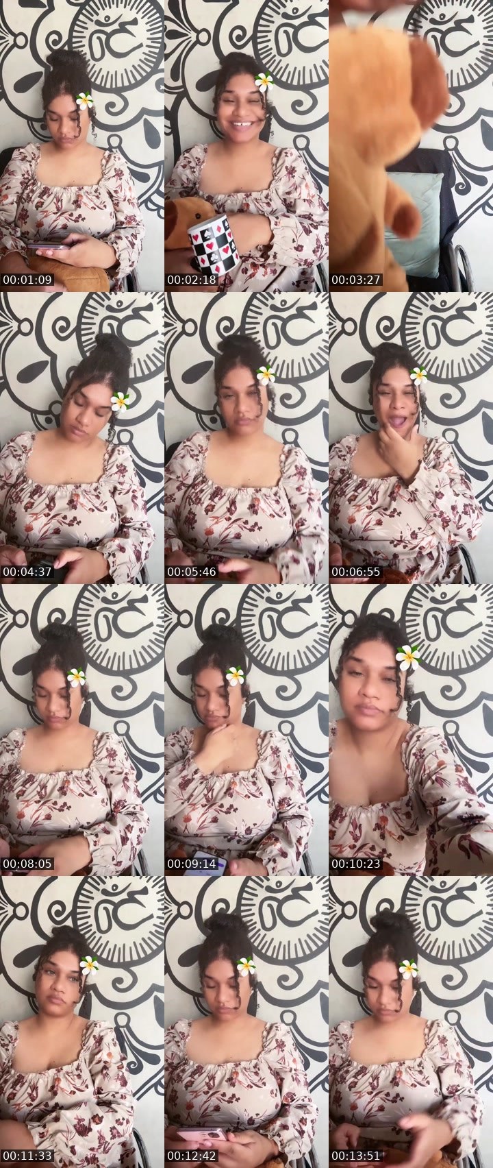 Contact-sheet preview of Nala 🦁❤️‍🔥's Liveme recording