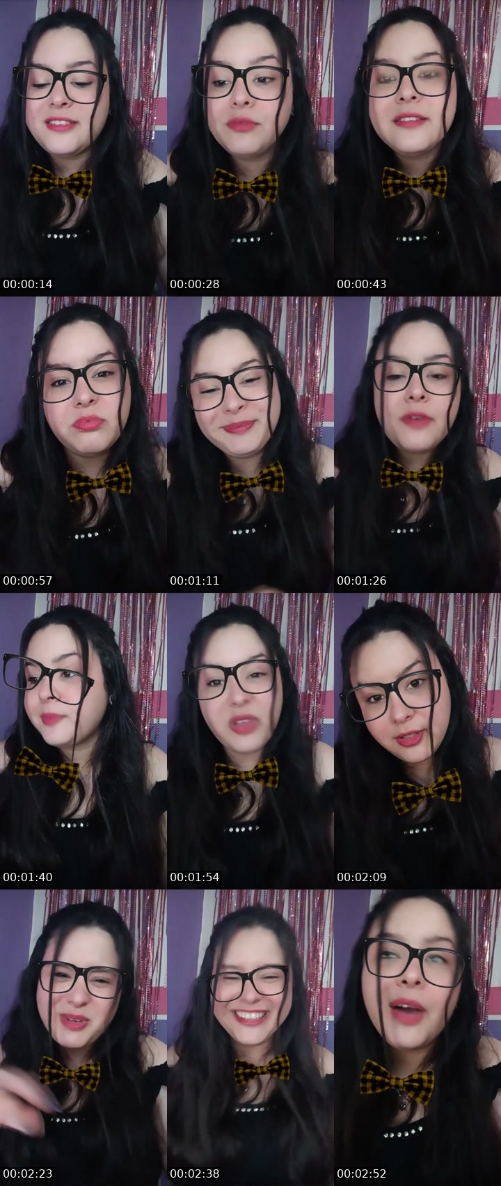 Contact-sheet preview of 💜Marial🪽✨🌋's Liveme recording