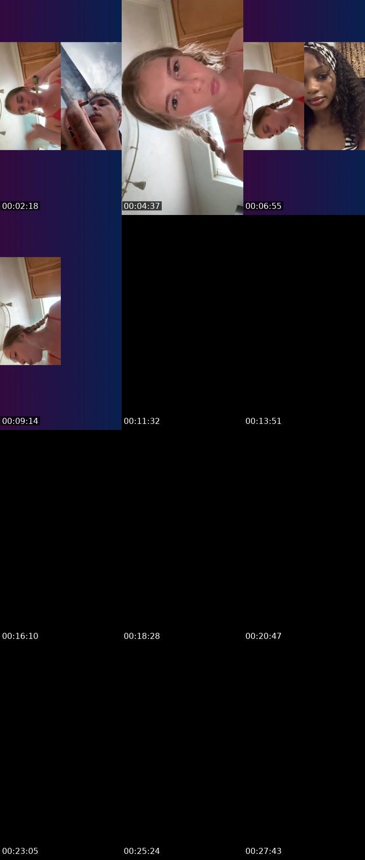 Contact-sheet preview of Skye._'s Liveme recording