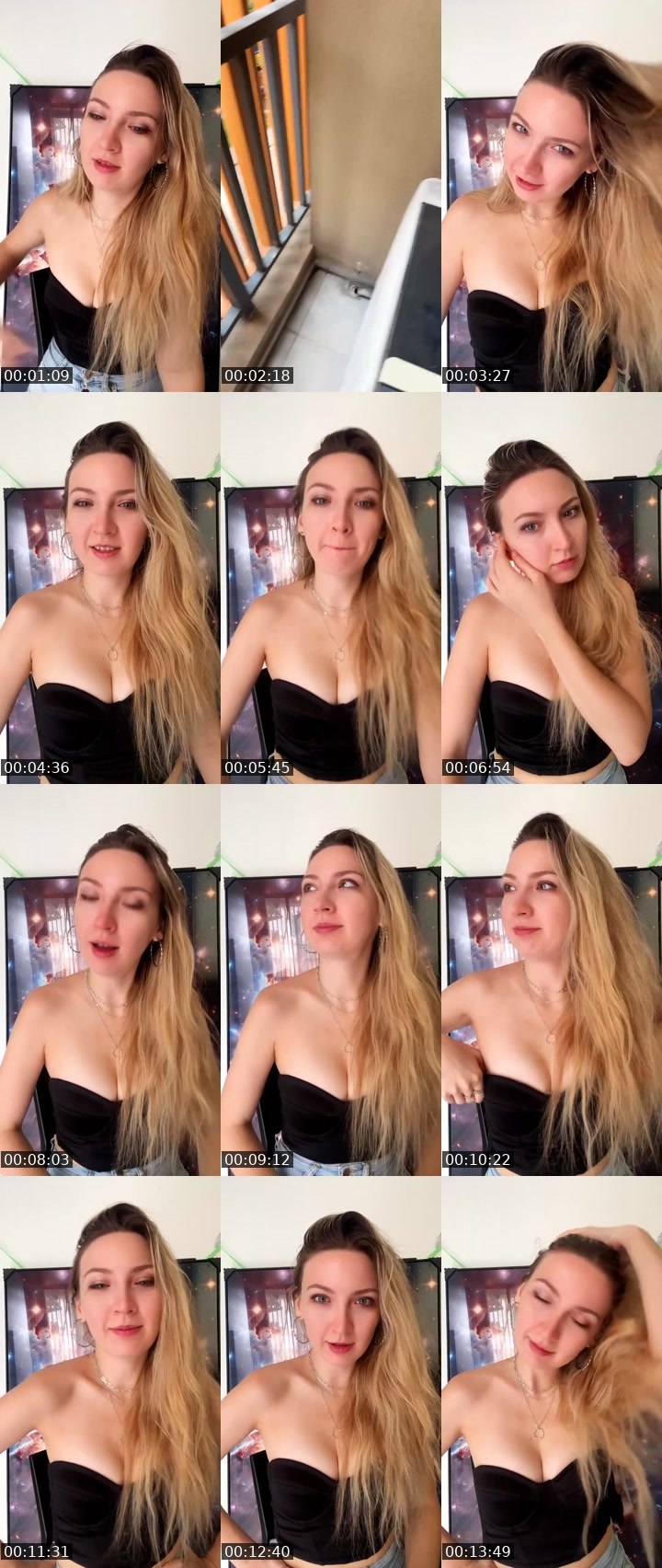 Contact-sheet preview of ♥️EvA🇷🇺's Liveme recording