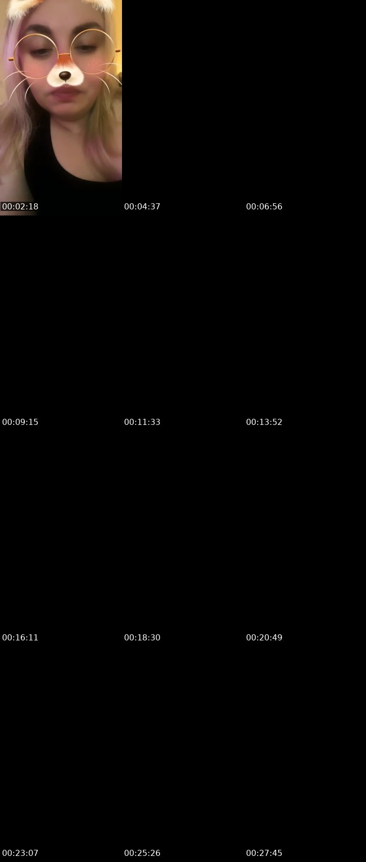 Contact-sheet preview of ✰⌖Svetti🦁's Liveme recording