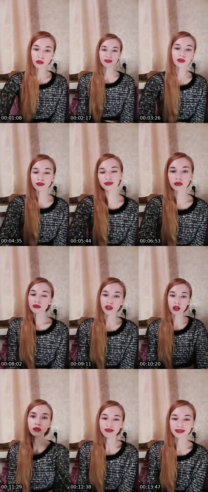 Contact-sheet preview of Anny_Ann 💎's Liveme recording