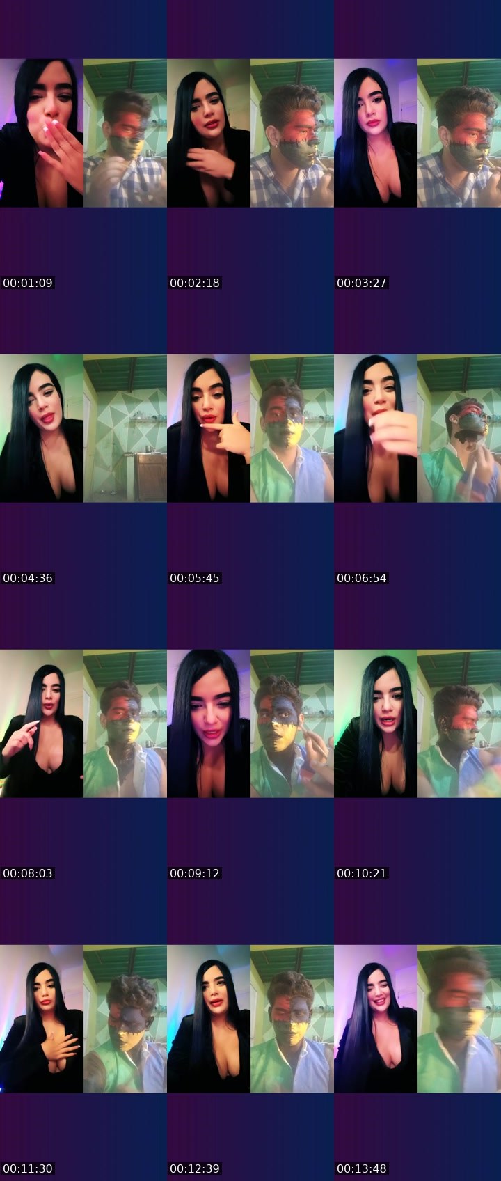 Contact-sheet preview of 👑⃤Yคritah🌸's Liveme recording