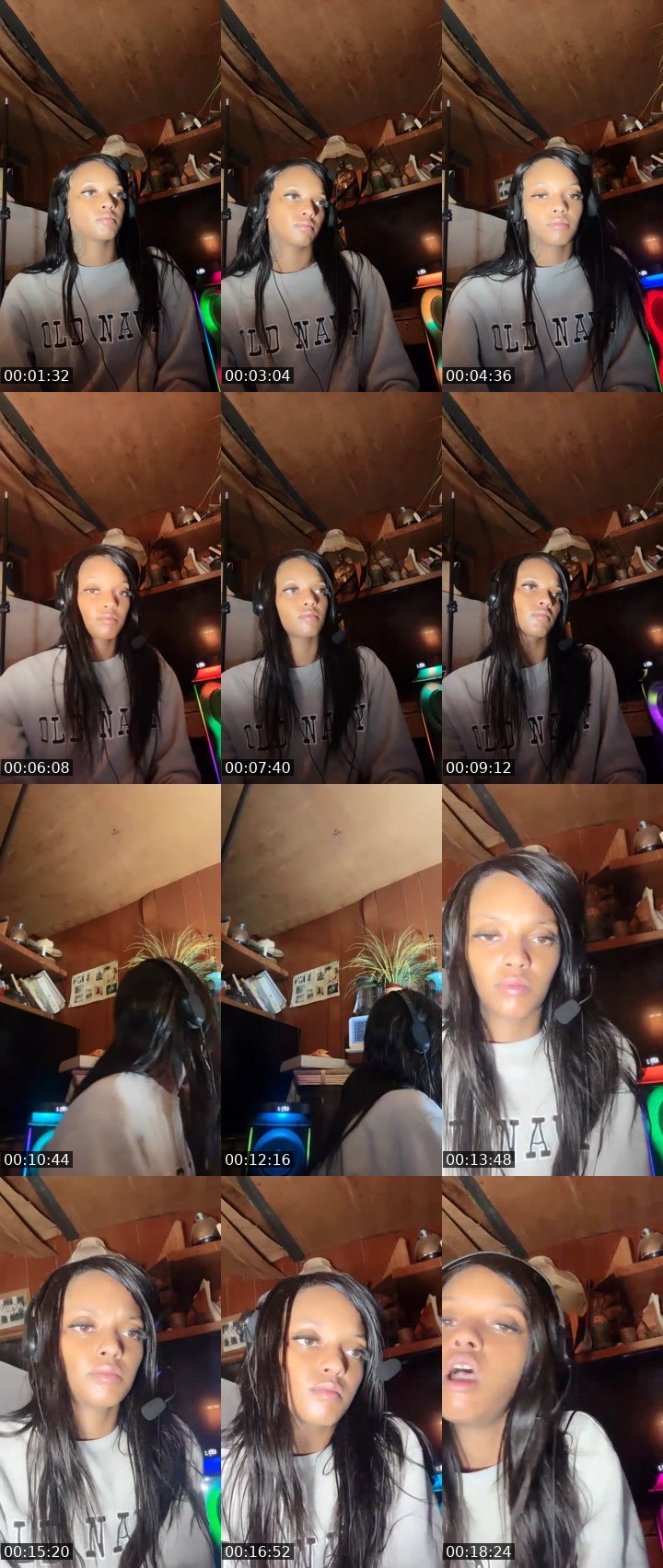 Contact-sheet preview of MaeMae837's Liveme recording