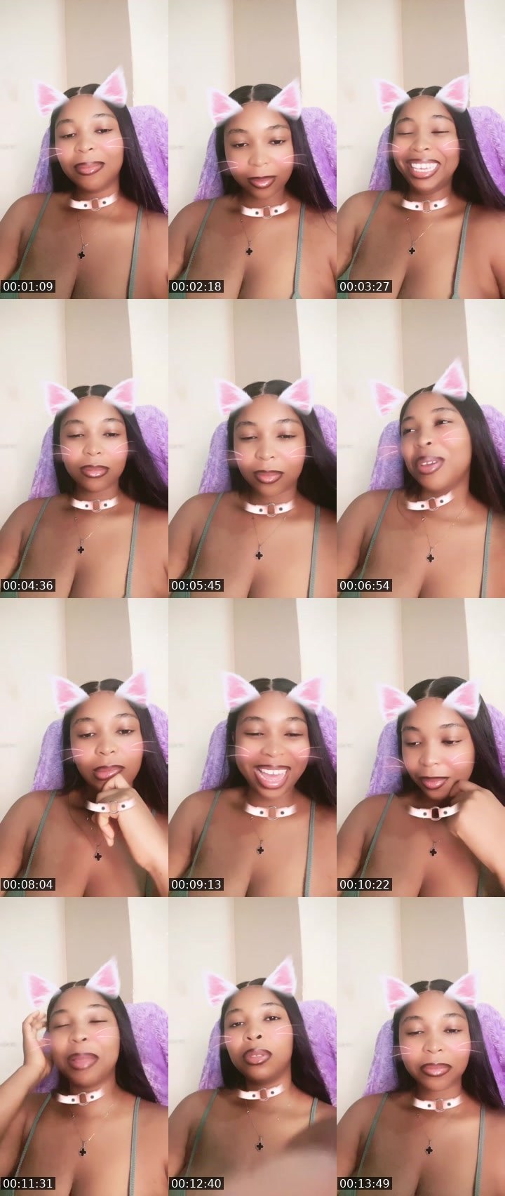 Contact-sheet preview of D!NN£R♥️🦋🏦's Liveme recording