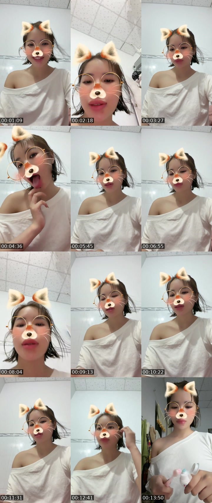 Contact-sheet preview of Kelly 🦋's Liveme recording