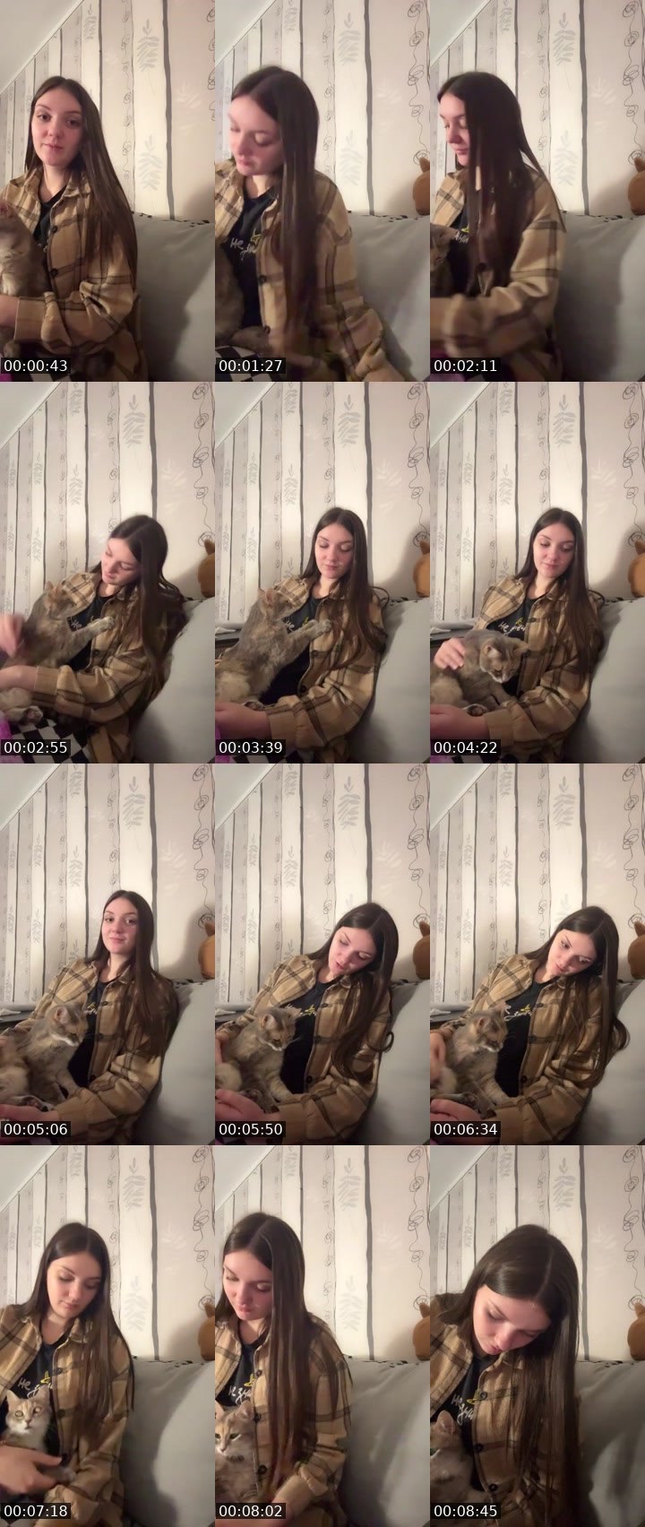 Contact-sheet preview of Dorina🎀's Liveme recording