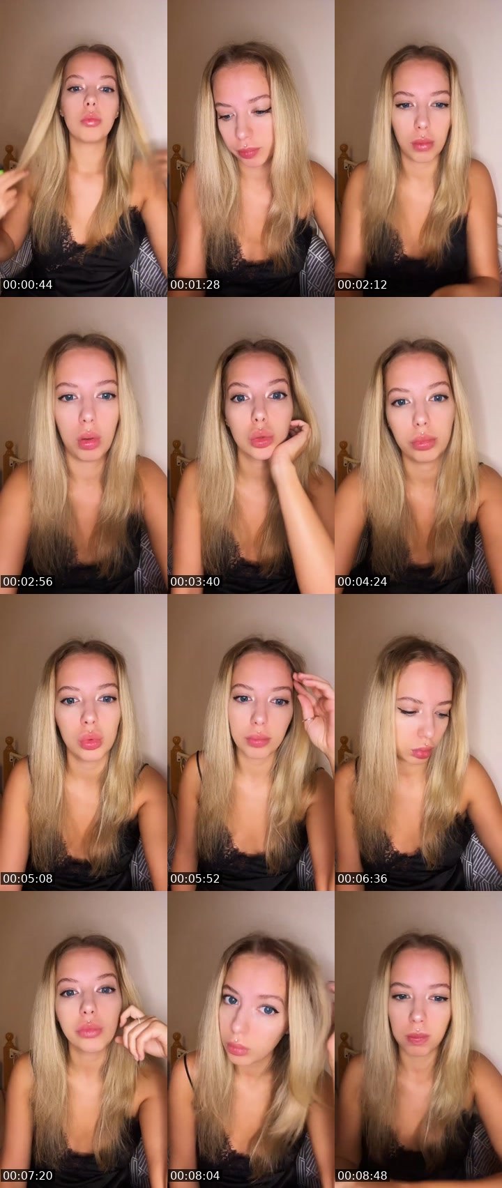 Contact-sheet preview of MaRy🐾🇺🇦's Liveme recording