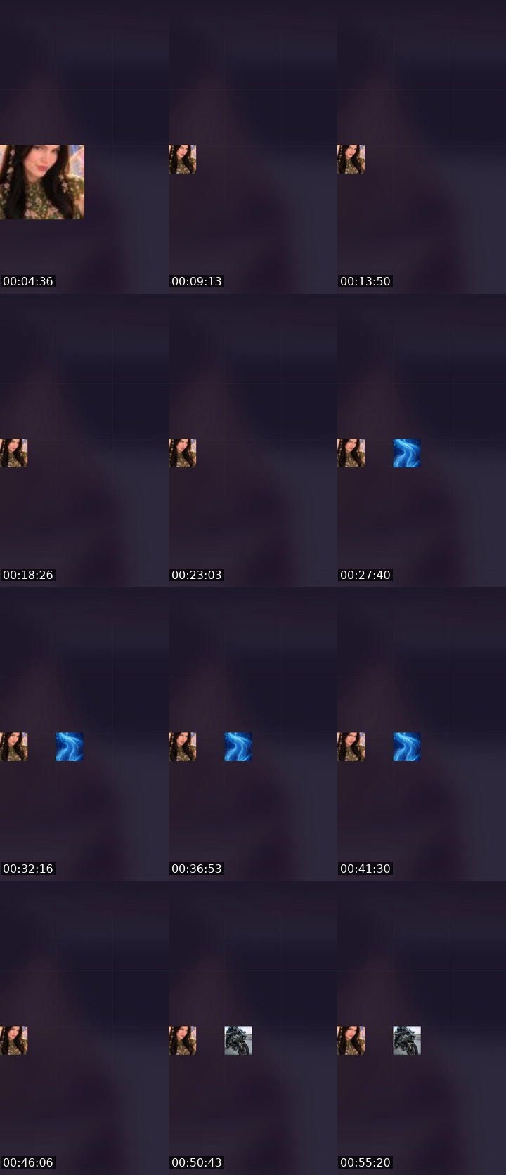 Contact-sheet preview of Eve 💜☁️♉️'s Liveme recording