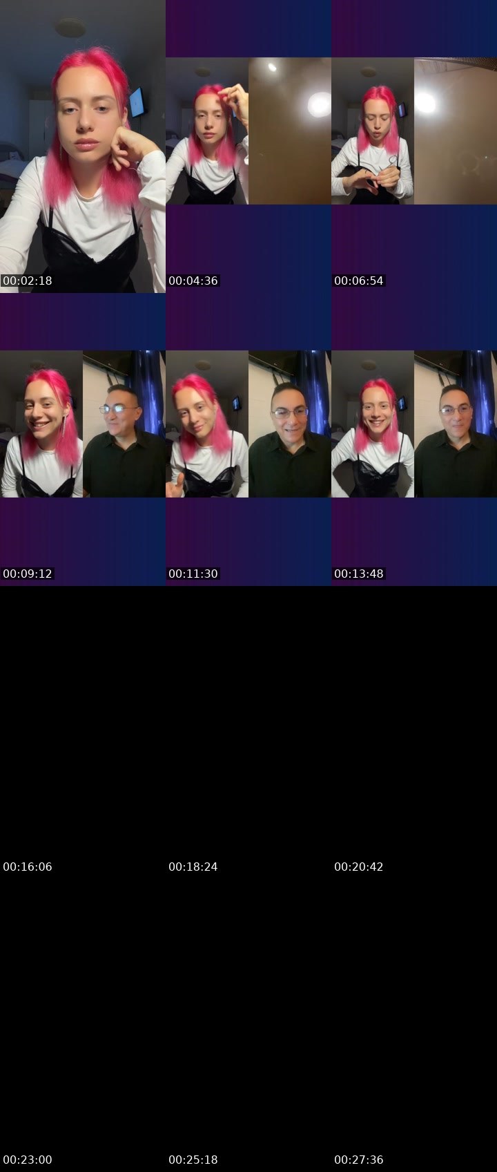 Contact-sheet preview of Olya_Pink🎀's Liveme recording