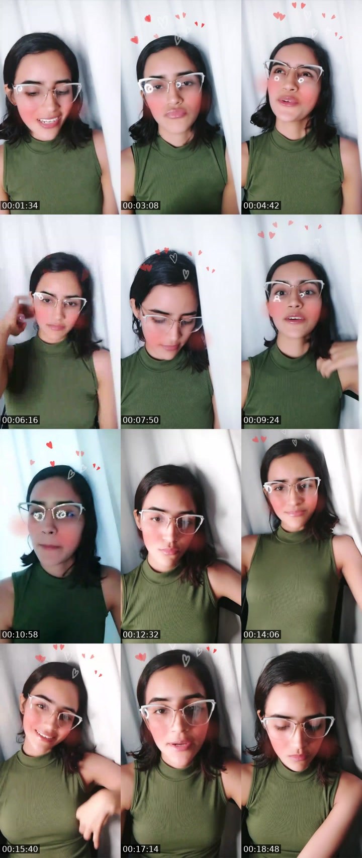 Contact-sheet preview of 🫧🌪️Ashley.P 🔥's Liveme recording