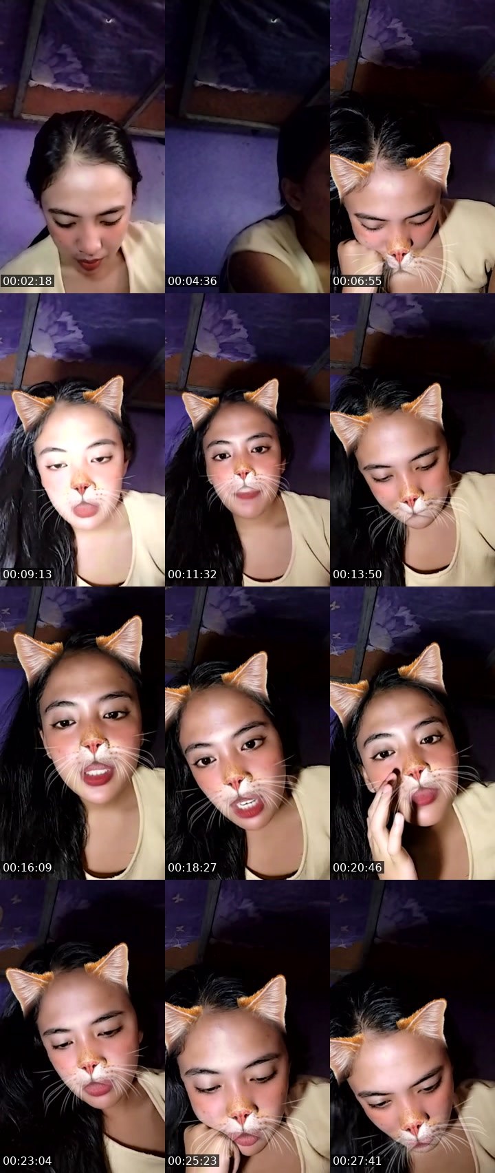 Contact-sheet preview of 1.8k crea🧜‍♀️'s Liveme recording