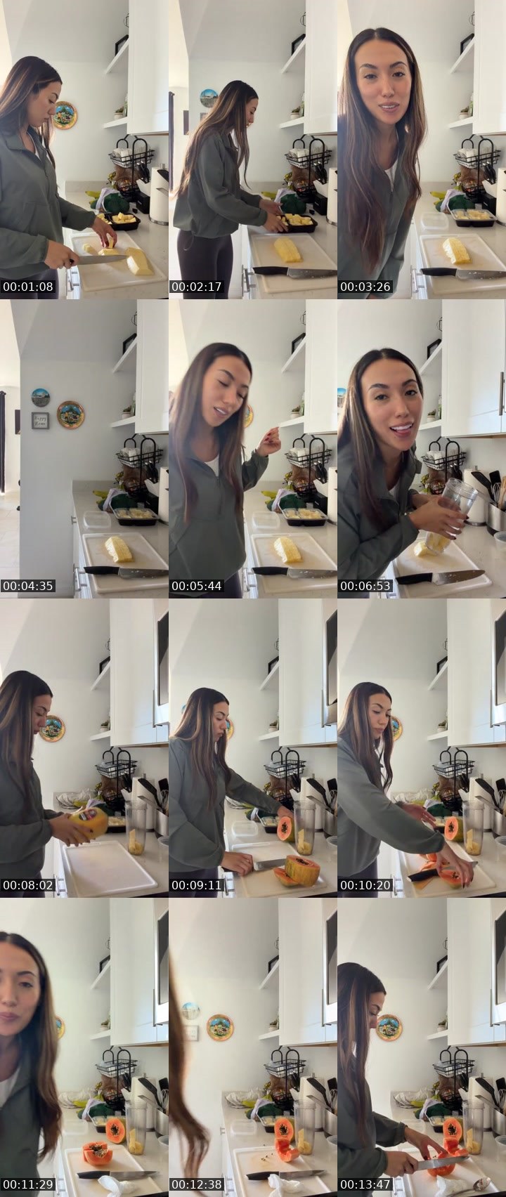 Contact-sheet preview of Gia ✨'s Liveme recording