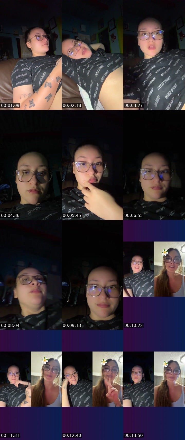 Contact-sheet preview of 🌐TATA❤️‍🔥's Liveme recording