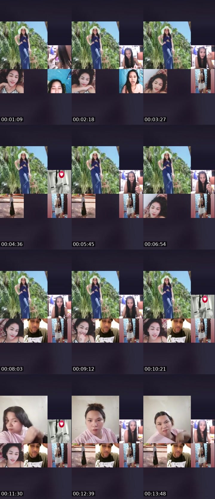 Contact-sheet preview of 🌶️JACKIE🫅🦢's Liveme recording