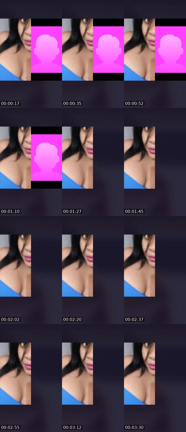 Contact-sheet preview of 4k🌐Valeria🔥's Liveme recording