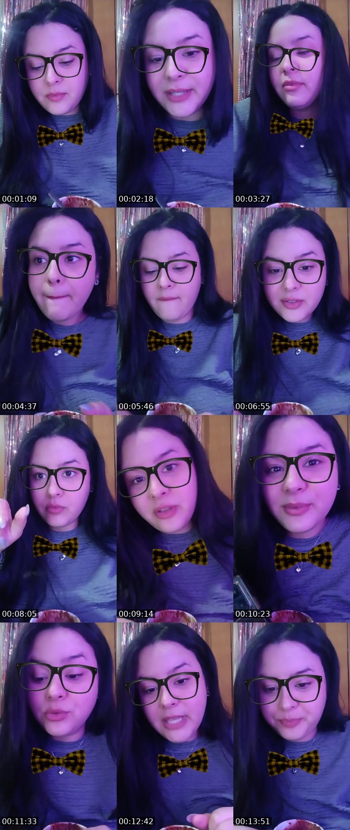 Contact-sheet preview of 💜Marial🪽✨🌋's Liveme recording