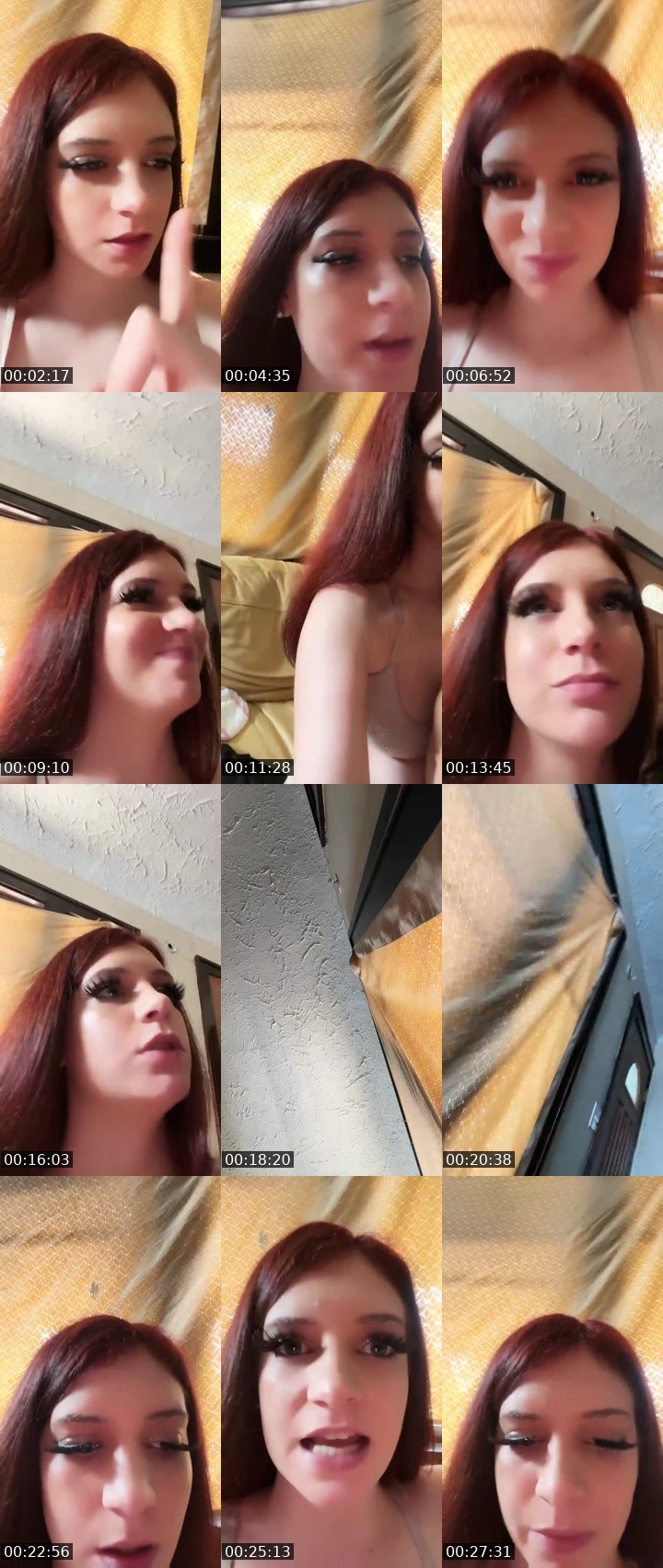 Contact-sheet preview of Kittykitten🌺😽😼's Liveme recording