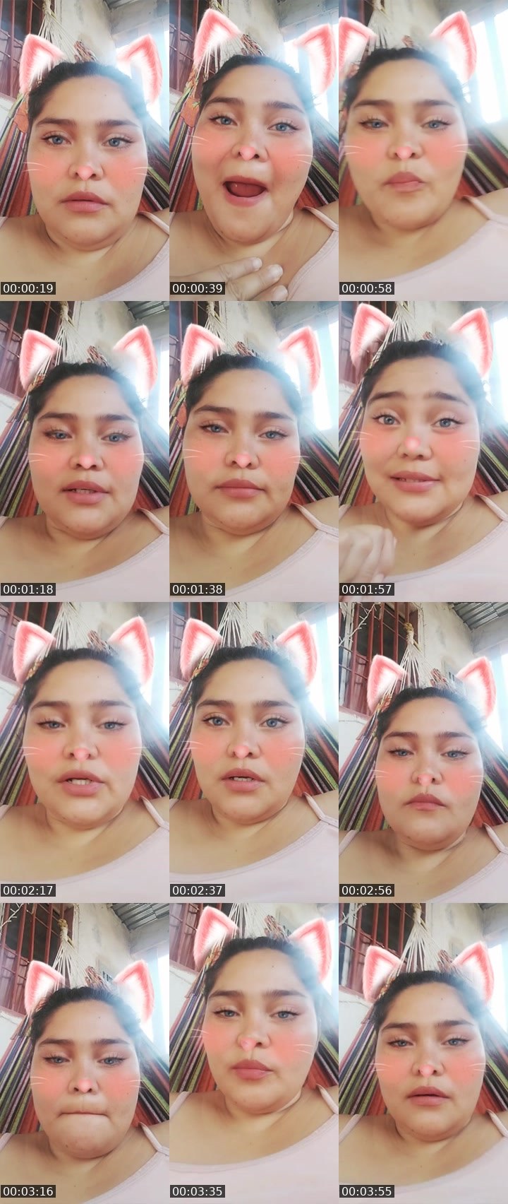 Contact-sheet preview of Paulina❤️❤️'s Liveme recording