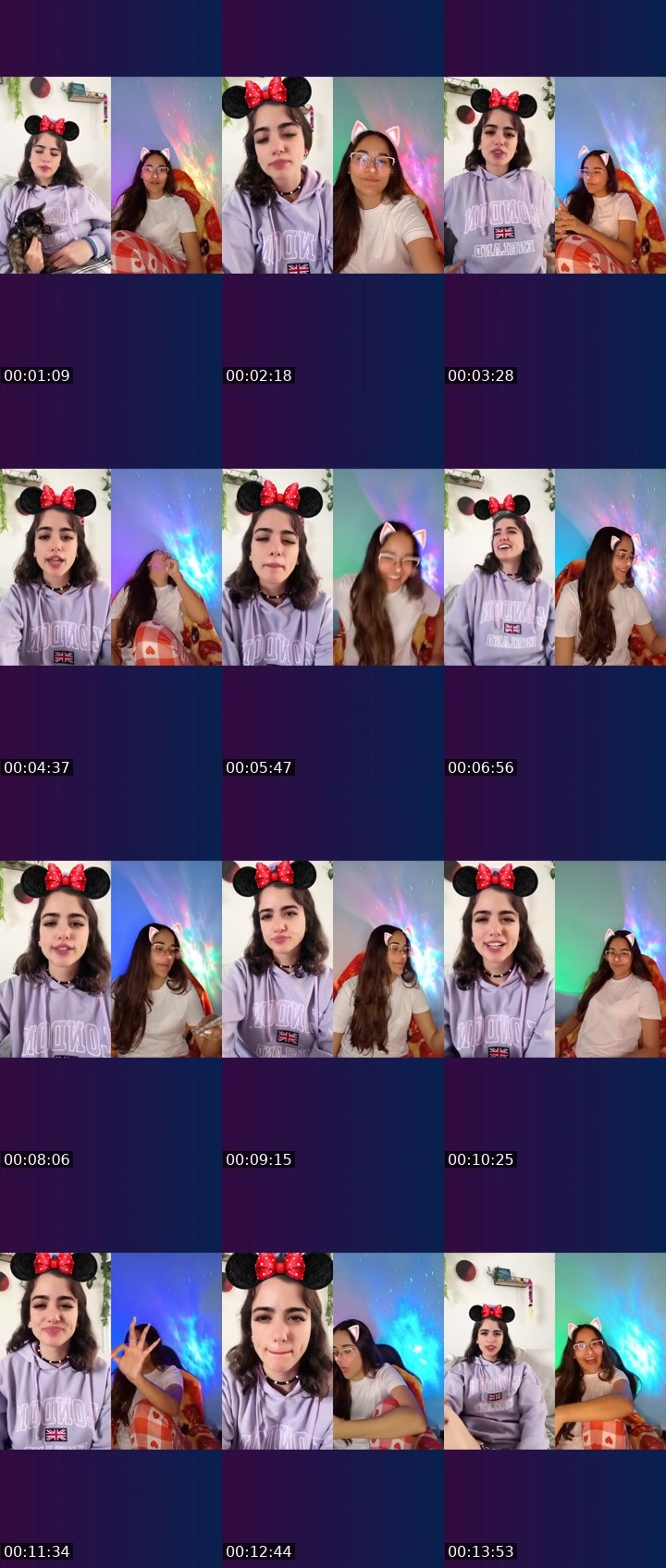 Contact-sheet preview of 💋ROXXX✰Lღ's Liveme recording