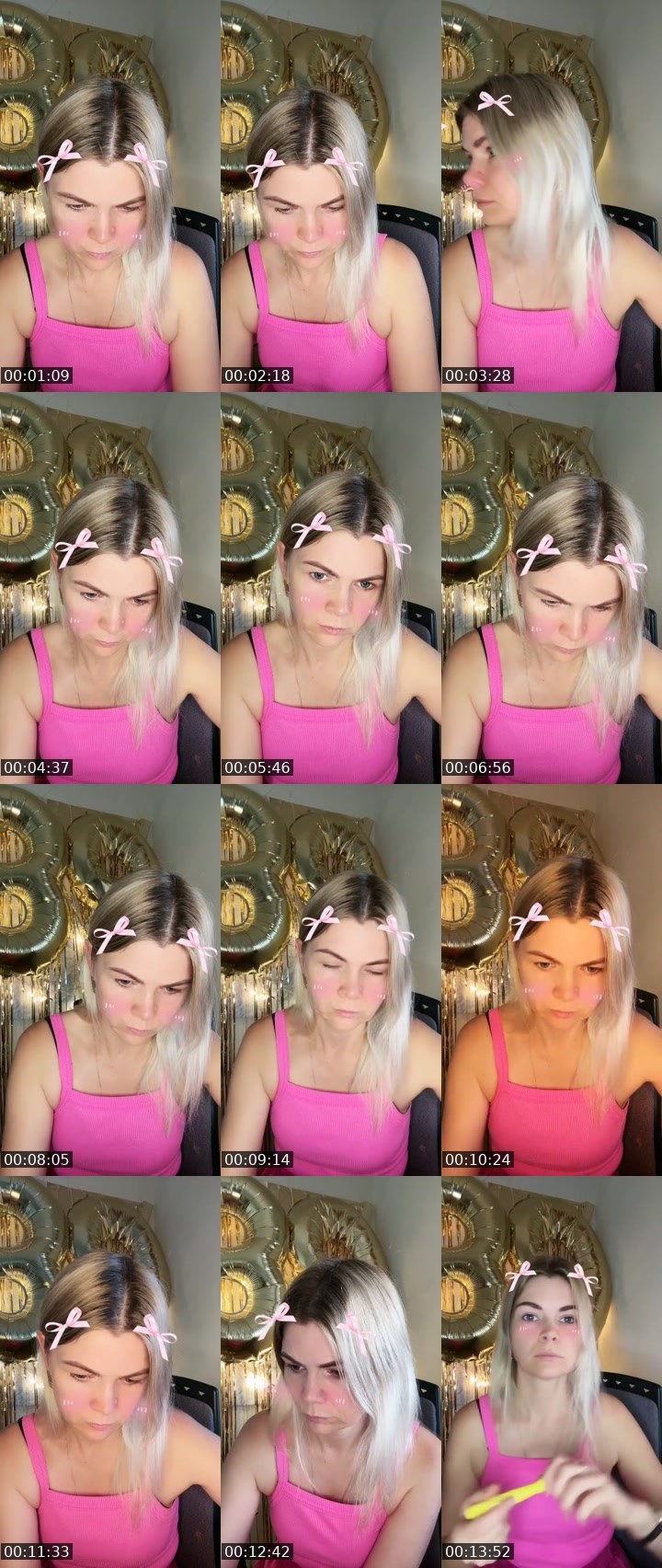 Contact-sheet preview of 🐨HELEN ㋡19🏔️'s Liveme recording