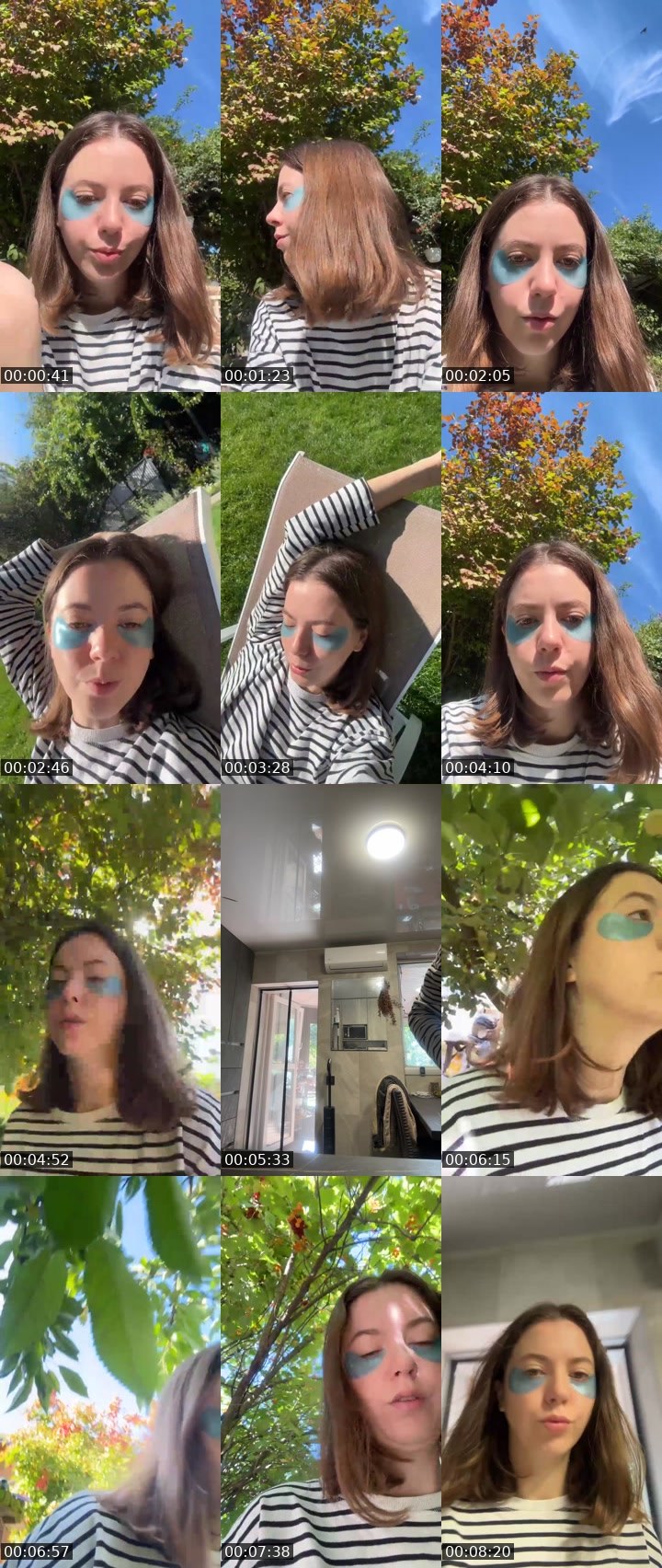 Contact-sheet preview of Eva Loves 💋's Liveme recording