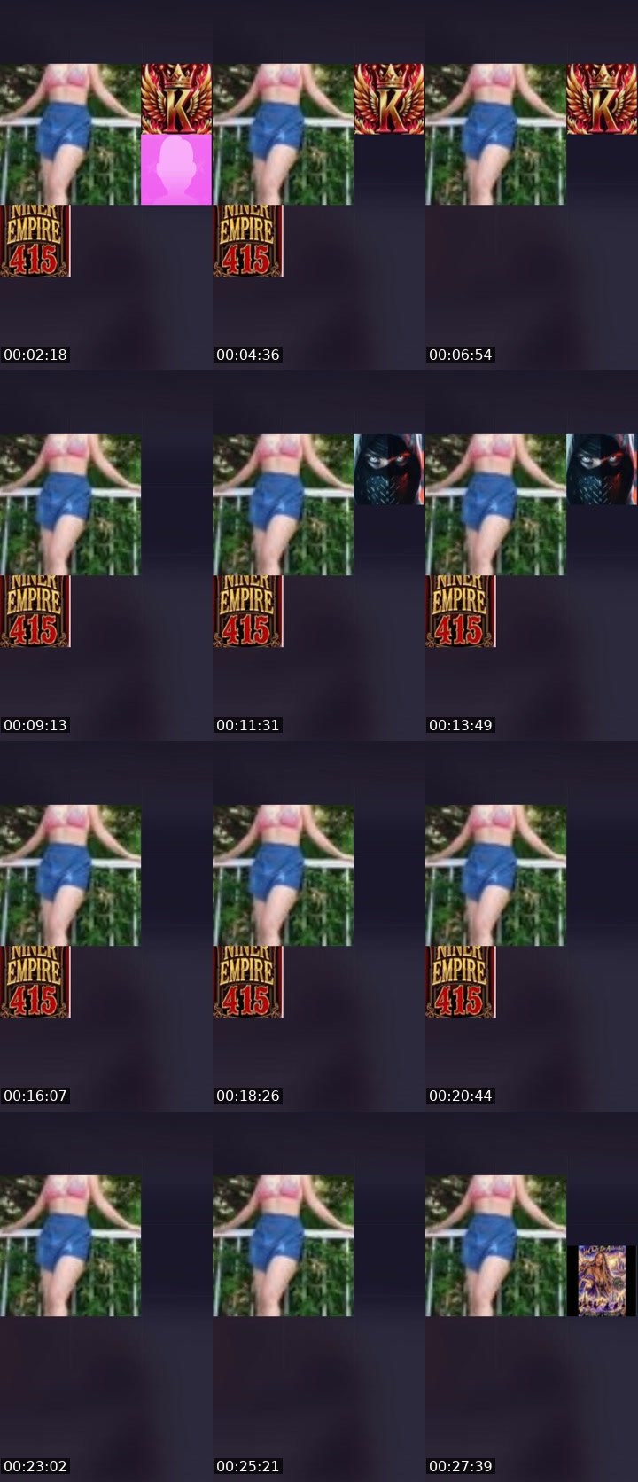 Contact-sheet preview of NP🫅MICHEKAY🧙's Liveme recording