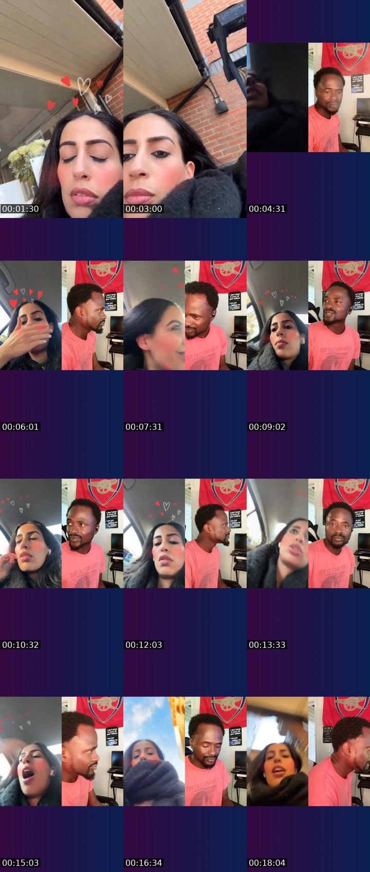 Contact-sheet preview of 𝐌𝐘𝐒𝐓𝐄𝐑𝐘 🐝's Liveme recording