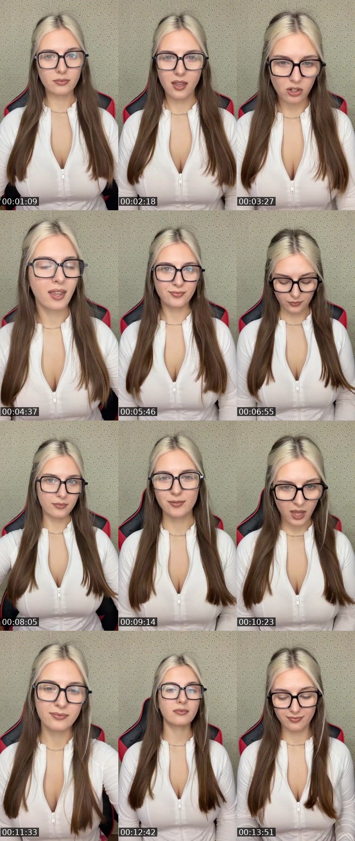 Contact-sheet preview of Yana🤓's Liveme recording