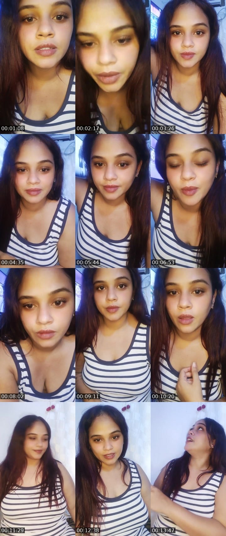 Contact-sheet preview of Harmony🌈's Liveme recording