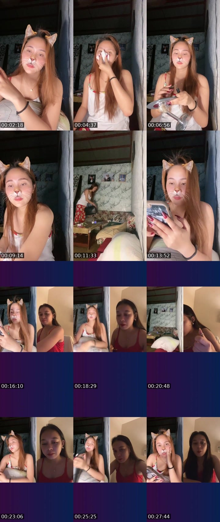 Contact-sheet preview of 👸Tatiana🧚‍♀️📚's Liveme recording