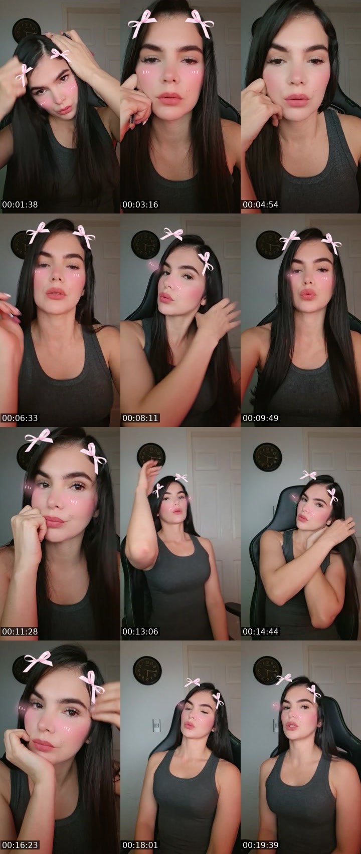 Contact-sheet preview of Eve 🇻🇪☁️🩷's Liveme recording